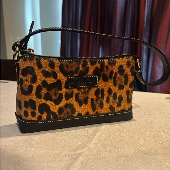 Dooney & Bourke Handbags - Dooney & Bourke Lizzy Leopard Print Small Shoulder Bag